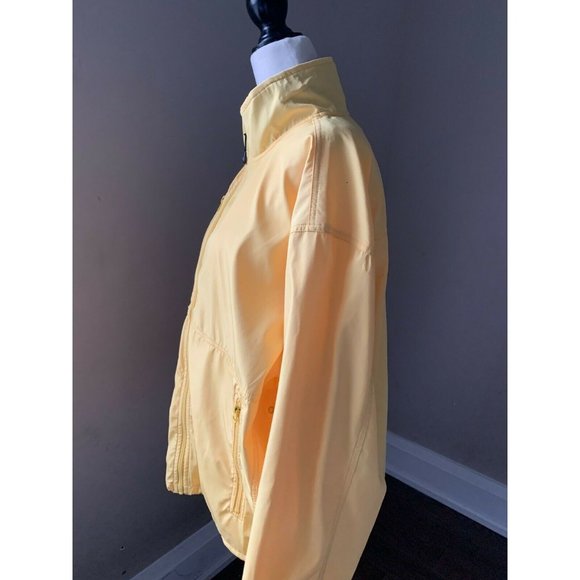 Nexus Apparel windbreaker Jacket Micro Polyester Bonded Fabric Men XL yellow - Picture 2 of 10